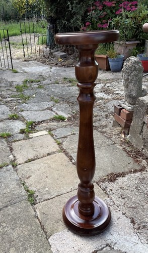 Tall wooden plant stand - tall,