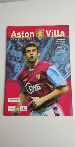 Aston villa home programmes - aston,