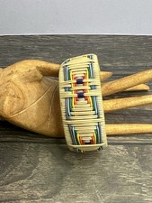 Vintage Woven Telephone Wire Bangle Bracelet - Unusual