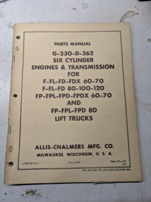 Allis chalmers engine parts - allis,