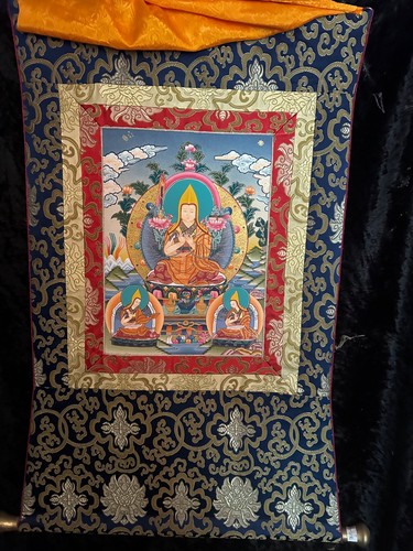 Tsongkapa thangka - tsongkapa,