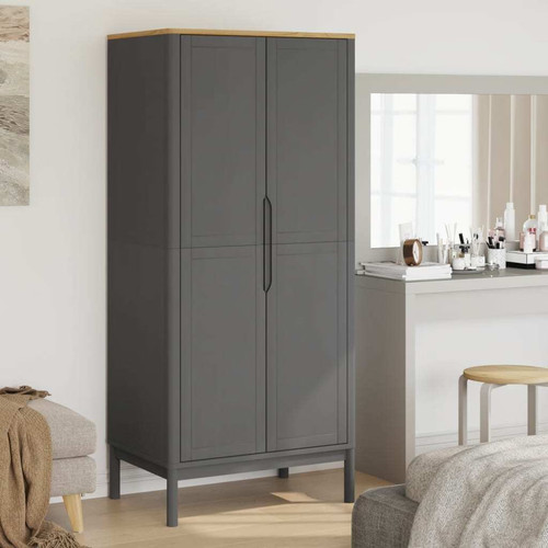 Wardrobe floro gray - wardrobe,
