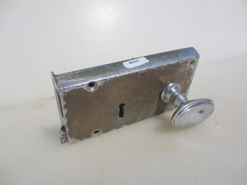 Antique brass door rim lock - antique,
