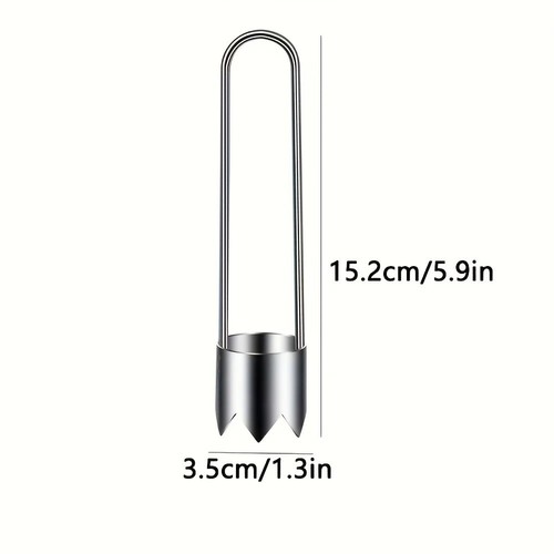 3pcs stainless steel corer - steel,