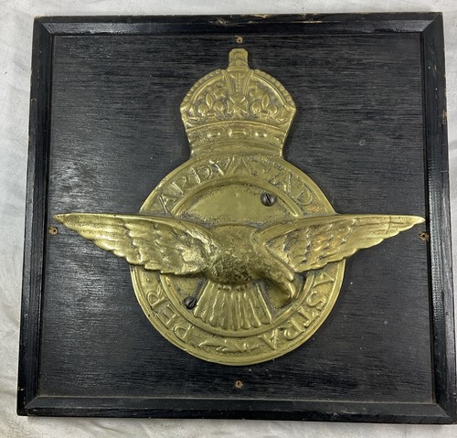 Royal air force raf brass - raf, wall