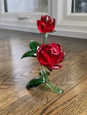 SWAROVSKI PARADISE FLOWERS - RED ROSE 5424466 - PERFECT CONDITION