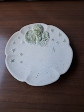 Vintage Clay Terracotta Angel Plate Decorative