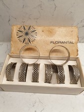 6 X  Florantal silver plated