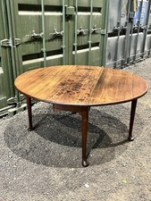 19th Century Mahogany Gate Leg Table 140 X 73 Cm