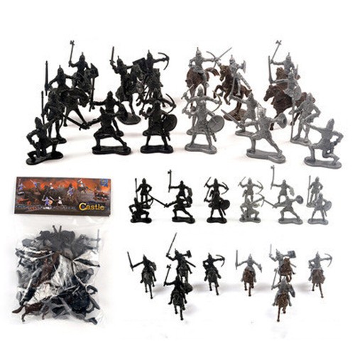 28pc set medieval knights - 28pc/set,