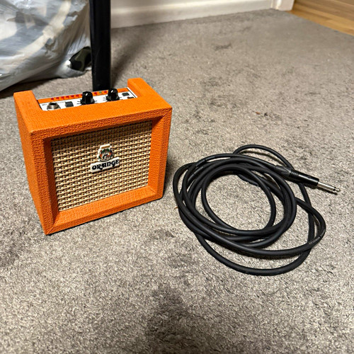 Orange micro crush solid - orange,