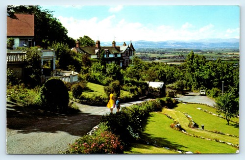 Postcard prestatyn hillside - postcard,