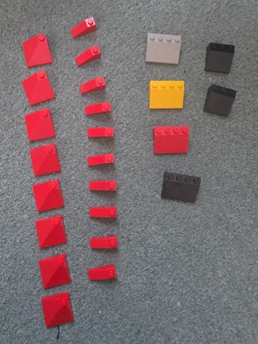 Lego roof tiles - roof,
