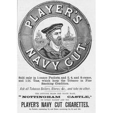 PLAYERS NAVY CUT CIGARETTES