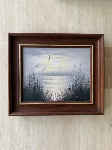Oil painting canvas wooden - painting, canvas.