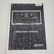 Sequential Circuits Drumtraks vintage drum machine Photocopied Operation Manual