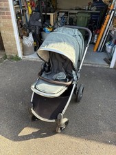 Mama And Papas Ocarro Pram In Silver And Brown