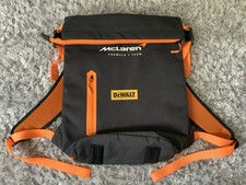 McLaren Official Formula 1 x DeWALT Co-Branded Partner Backpack Roll Top Bag