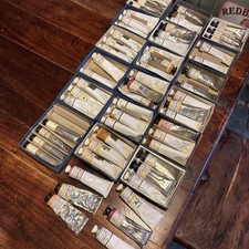 C Roberson Oil Paint tubes - 57 Tubes - Used And Unused - job lot 