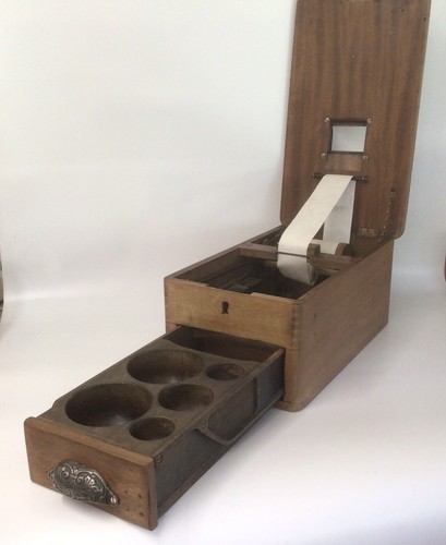 Vintage antique wooden cash - wooden,