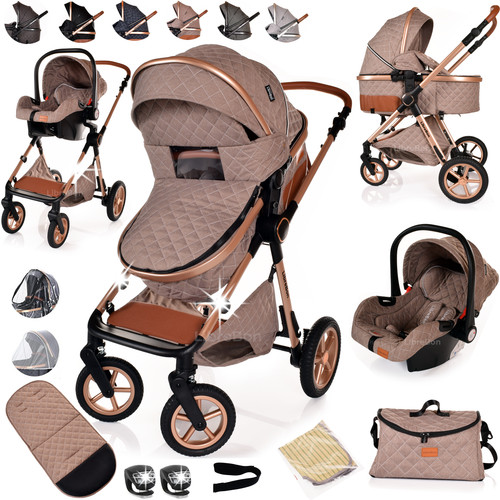 Newborn baby pram pushchair - pram,