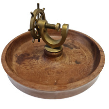 NUTCRACKER Brass Ship Wheel