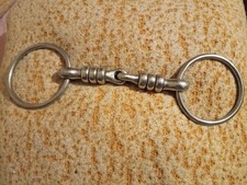 Large Loose Ring Snaffle Horse Bit with Rollers (5 1/4")
