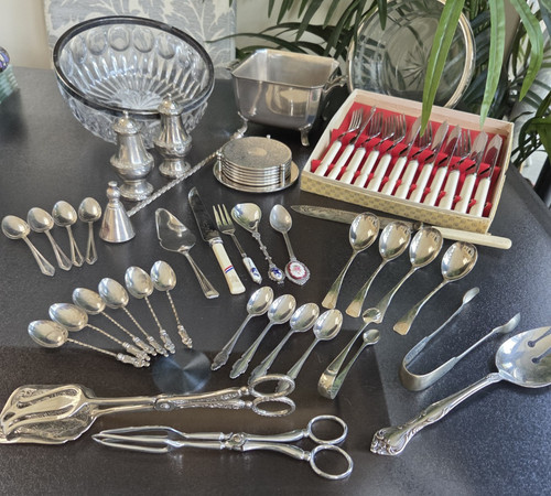 Vintage silver plate - vintage, job