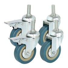 4Pcs Castor Wheels 75mm Heavy