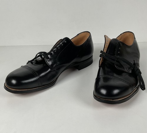 Vintage cap toe derby shoes - derby,