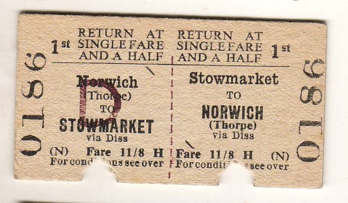 Railway ticket - railway, br(n)