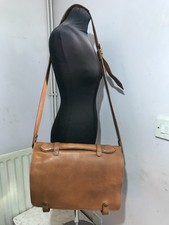 Hidesign Leather brown medium womens crossbody & messenger bag mens - BA