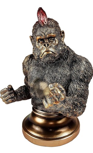 Angry gorilla sculpture - angry,