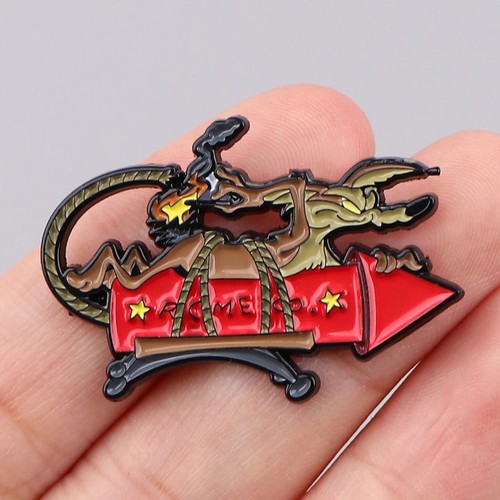 Funny cartoon enamel pin - funny,
