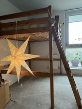 bunk beds with mattresses kids used