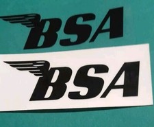 BSA BLACK STICKERS ONE PAIR 