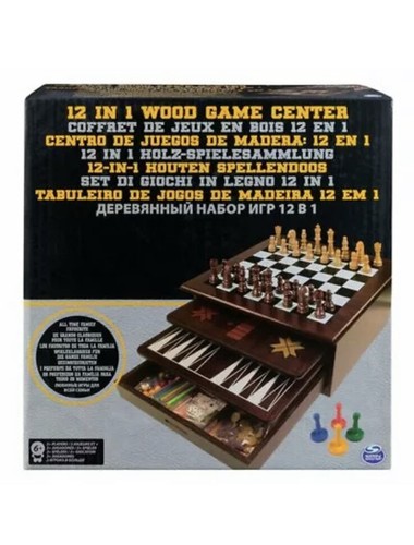 Wooden game centre - wooden,
