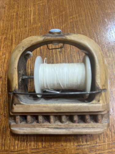 Vintage wooden weaving - wooden, shuttle