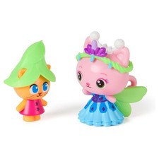 Gabby's Dollhouse The Movie Queen Kitty Fairy and Kitty Gnome Playset