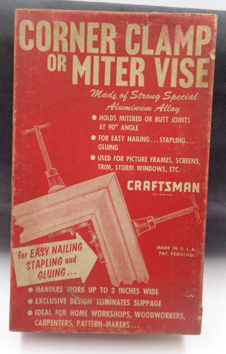 Vintage craftsman corner - vintage, clamp