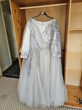 Detailed Modest Evening Dress