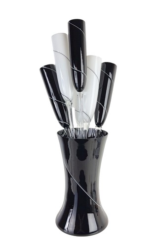Black and white swirl - and,