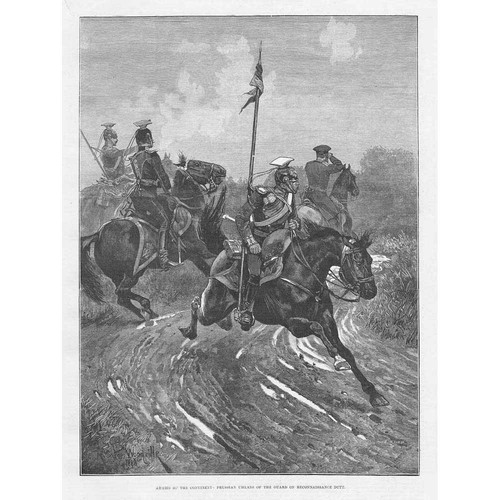 Prussian uhlans the guard - prussian,