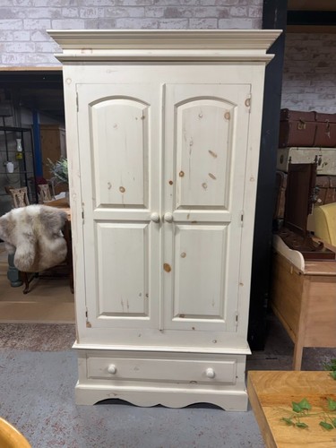 Solid pine wardrobe - solid,