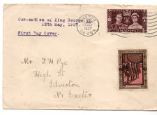 1937 kgvi coronation fdc - 1937,