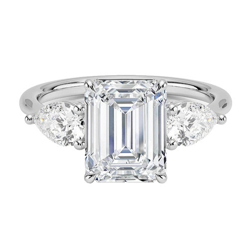 14k white gold lab - 14k,