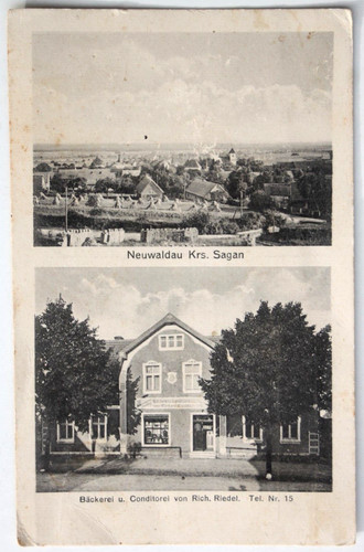 Postcard neuwaldau sagan - postcard,