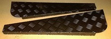 LAND ROVER DEFENDER 110 HI CAPACITY PICK UP BLACK CHEQUER REAR WING CORNERS