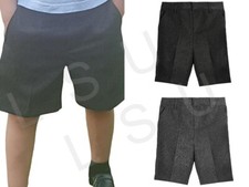 BOYS SCHOOL SHORTS ZIP+CLIP