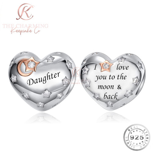 Daughter charm genuine - genuine, 925